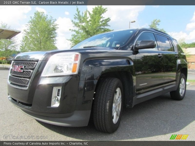 Carbon Black Metallic / Jet Black 2015 GMC Terrain SLE