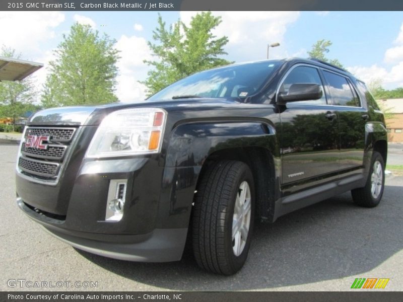 Carbon Black Metallic / Jet Black 2015 GMC Terrain SLE