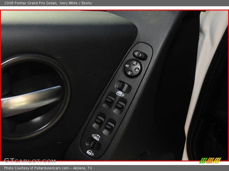 Ivory White / Ebony 2008 Pontiac Grand Prix Sedan