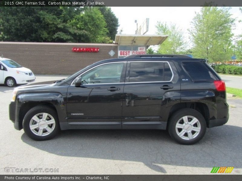 Carbon Black Metallic / Jet Black 2015 GMC Terrain SLE