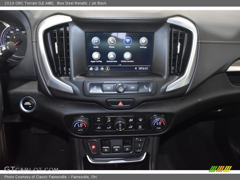 Blue Steel Metallic / Jet Black 2019 GMC Terrain SLE AWD