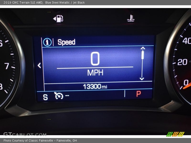 Blue Steel Metallic / Jet Black 2019 GMC Terrain SLE AWD
