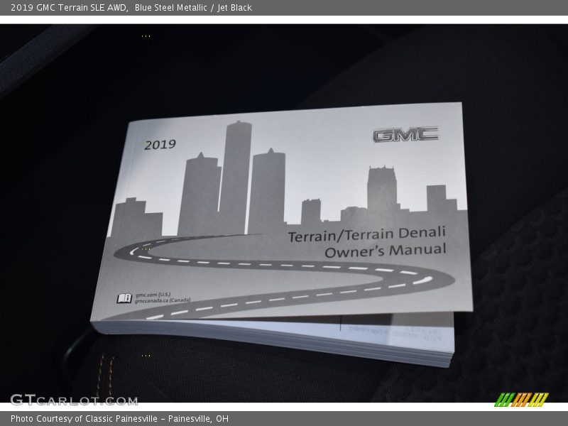 Blue Steel Metallic / Jet Black 2019 GMC Terrain SLE AWD