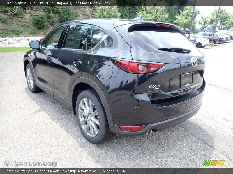 Jet Black Mica / Black 2021 Mazda CX-5 Grand Touring AWD