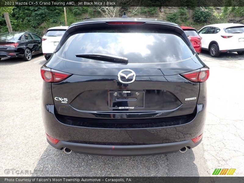 Jet Black Mica / Black 2021 Mazda CX-5 Grand Touring AWD