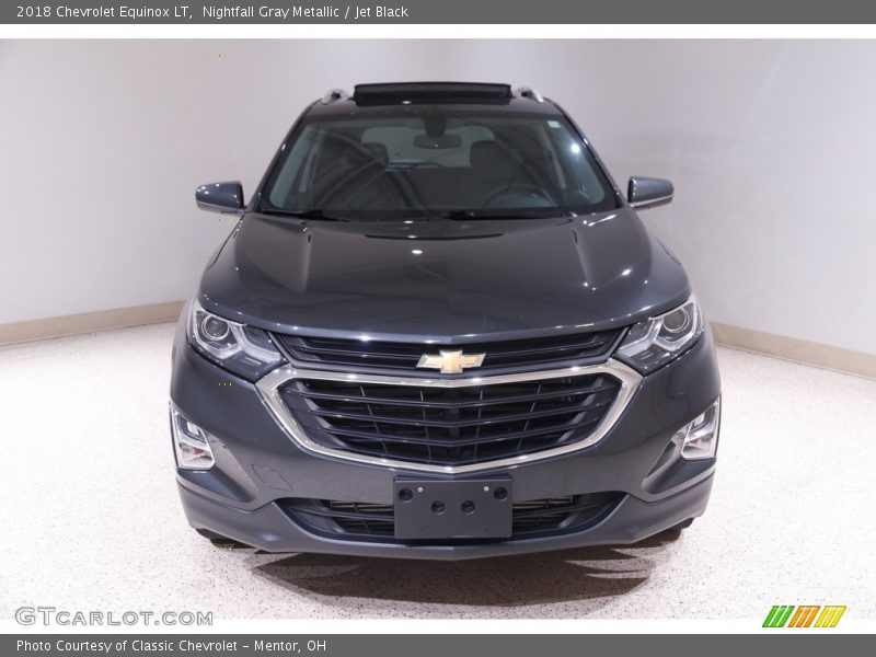 Nightfall Gray Metallic / Jet Black 2018 Chevrolet Equinox LT