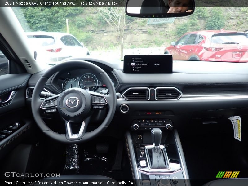 Jet Black Mica / Black 2021 Mazda CX-5 Grand Touring AWD