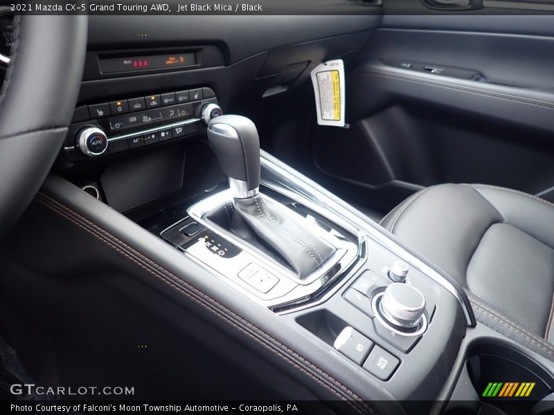 Jet Black Mica / Black 2021 Mazda CX-5 Grand Touring AWD