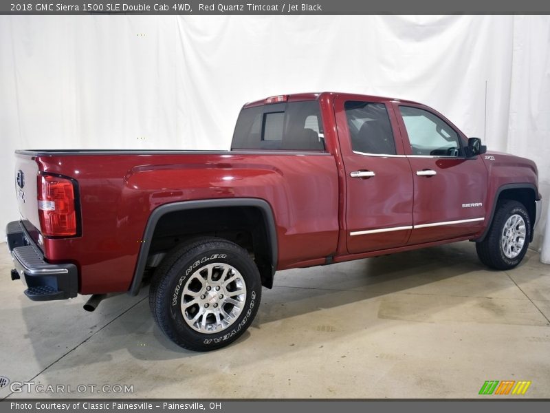 Red Quartz Tintcoat / Jet Black 2018 GMC Sierra 1500 SLE Double Cab 4WD