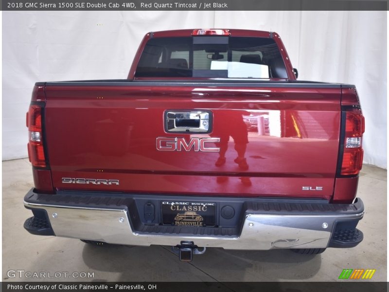 Red Quartz Tintcoat / Jet Black 2018 GMC Sierra 1500 SLE Double Cab 4WD