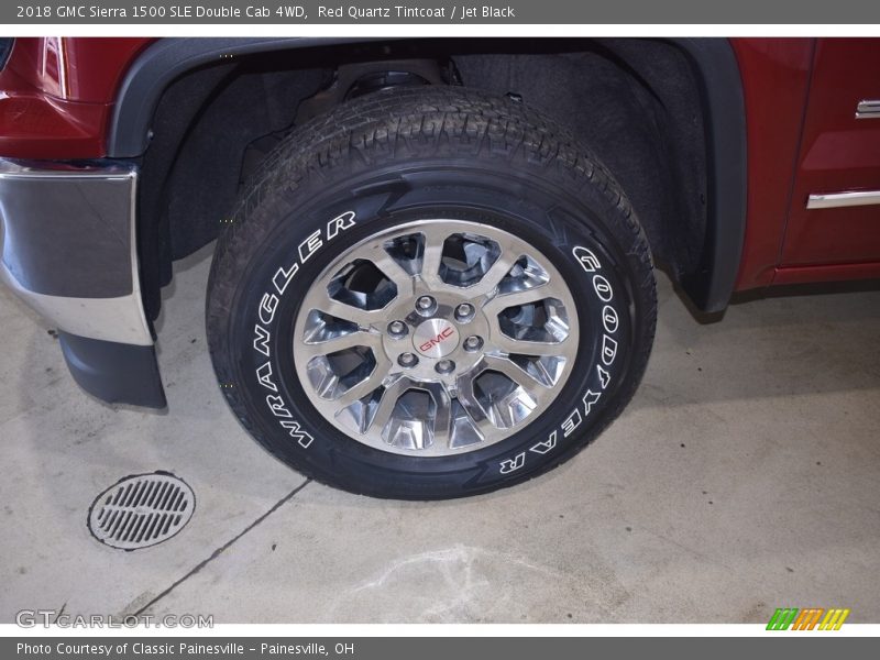 Red Quartz Tintcoat / Jet Black 2018 GMC Sierra 1500 SLE Double Cab 4WD
