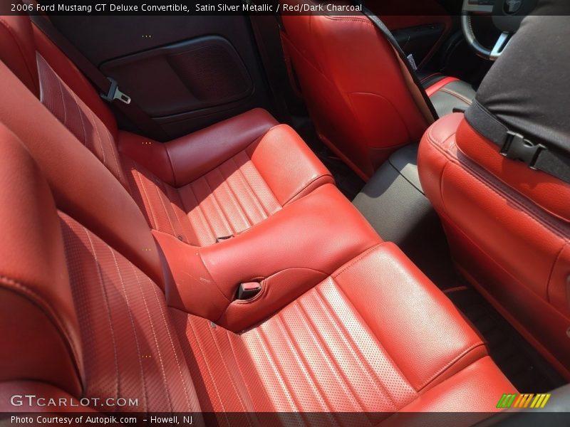 Satin Silver Metallic / Red/Dark Charcoal 2006 Ford Mustang GT Deluxe Convertible