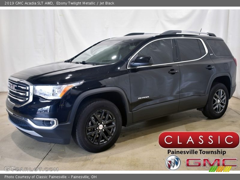 Ebony Twilight Metallic / Jet Black 2019 GMC Acadia SLT AWD