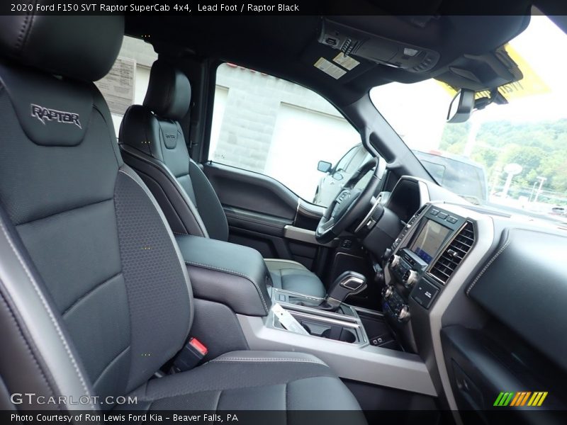 Front Seat of 2020 F150 SVT Raptor SuperCab 4x4