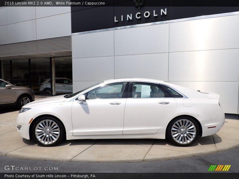  2016 MKZ 2.0 AWD White Platinum