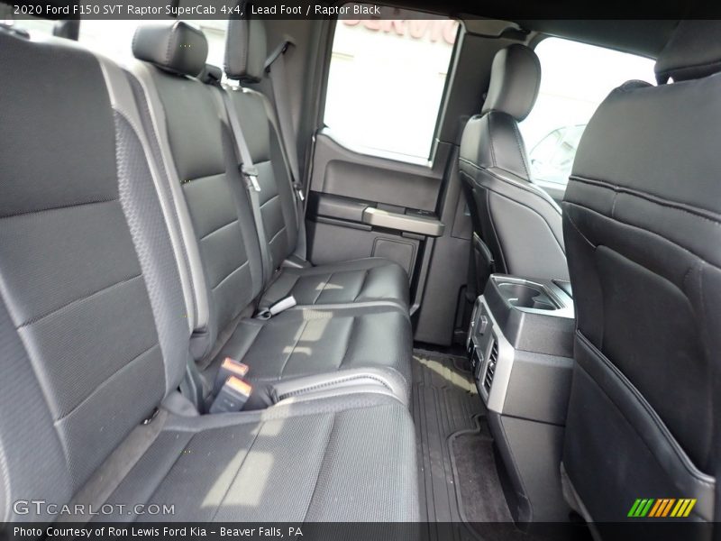 Rear Seat of 2020 F150 SVT Raptor SuperCab 4x4