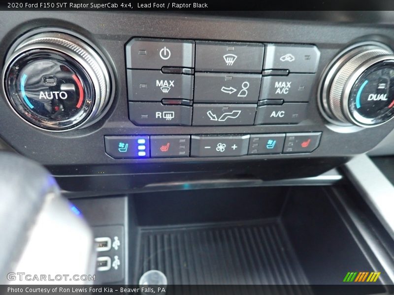 Controls of 2020 F150 SVT Raptor SuperCab 4x4
