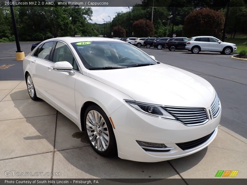 Front 3/4 View of 2016 MKZ 2.0 AWD