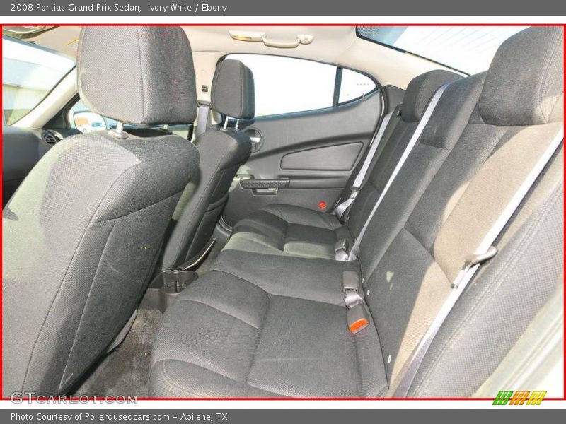 Ivory White / Ebony 2008 Pontiac Grand Prix Sedan
