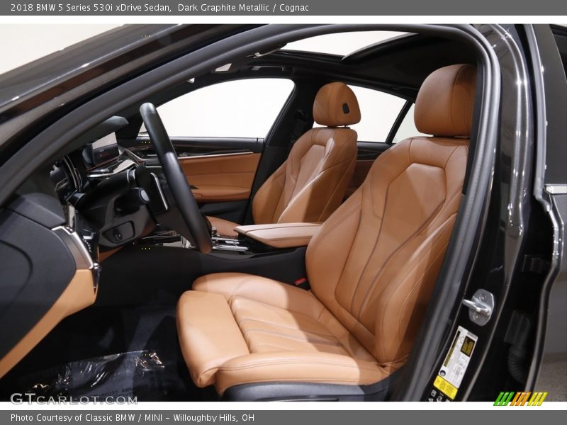 Dark Graphite Metallic / Cognac 2018 BMW 5 Series 530i xDrive Sedan