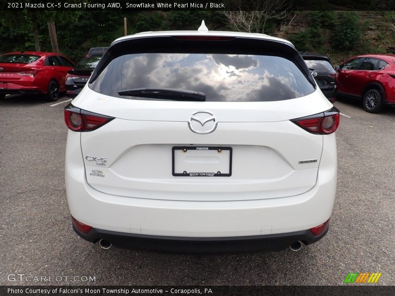 Snowflake White Pearl Mica / Black 2021 Mazda CX-5 Grand Touring AWD