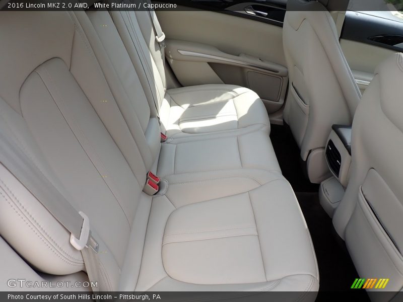 Rear Seat of 2016 MKZ 2.0 AWD