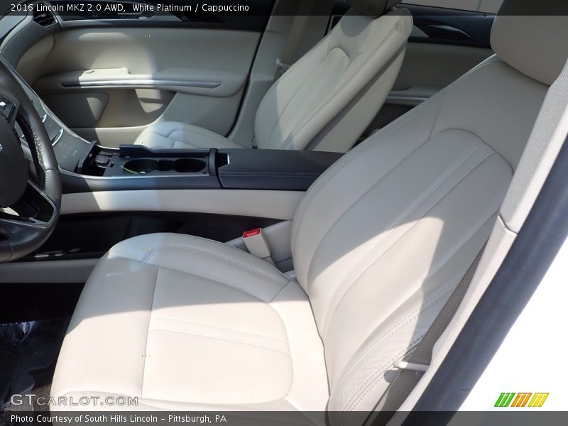 Front Seat of 2016 MKZ 2.0 AWD