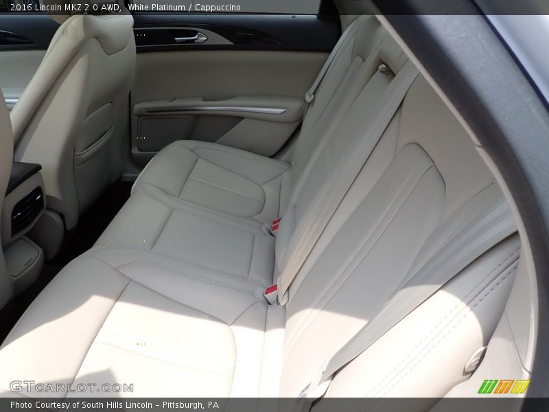 White Platinum / Cappuccino 2016 Lincoln MKZ 2.0 AWD