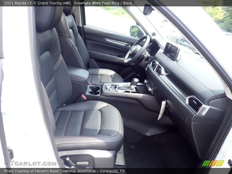 Snowflake White Pearl Mica / Black 2021 Mazda CX-5 Grand Touring AWD