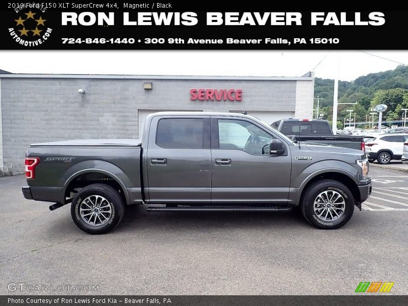 Magnetic / Black 2019 Ford F150 XLT SuperCrew 4x4