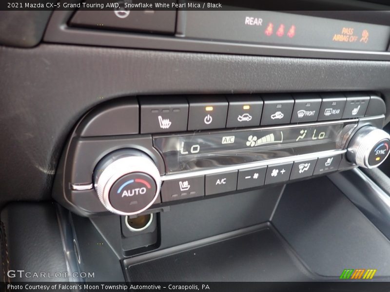 Snowflake White Pearl Mica / Black 2021 Mazda CX-5 Grand Touring AWD