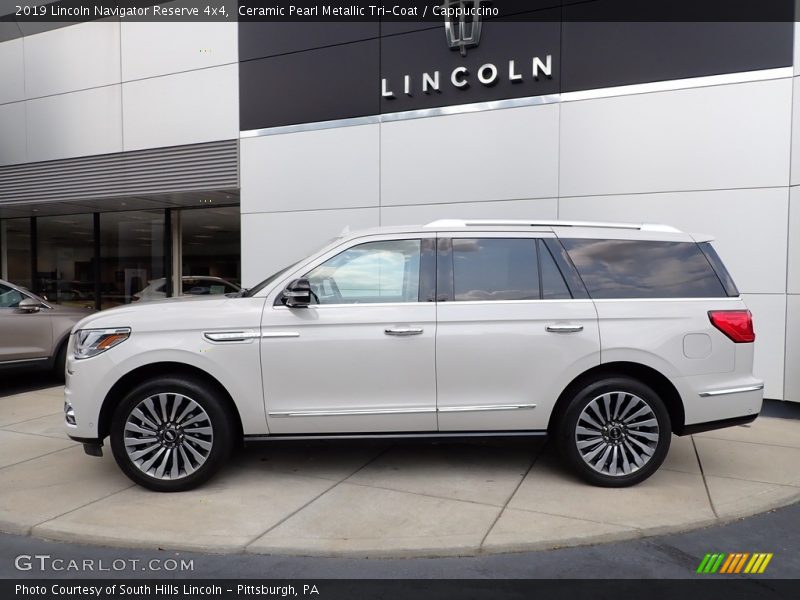  2019 Navigator Reserve 4x4 Ceramic Pearl Metallic Tri-Coat