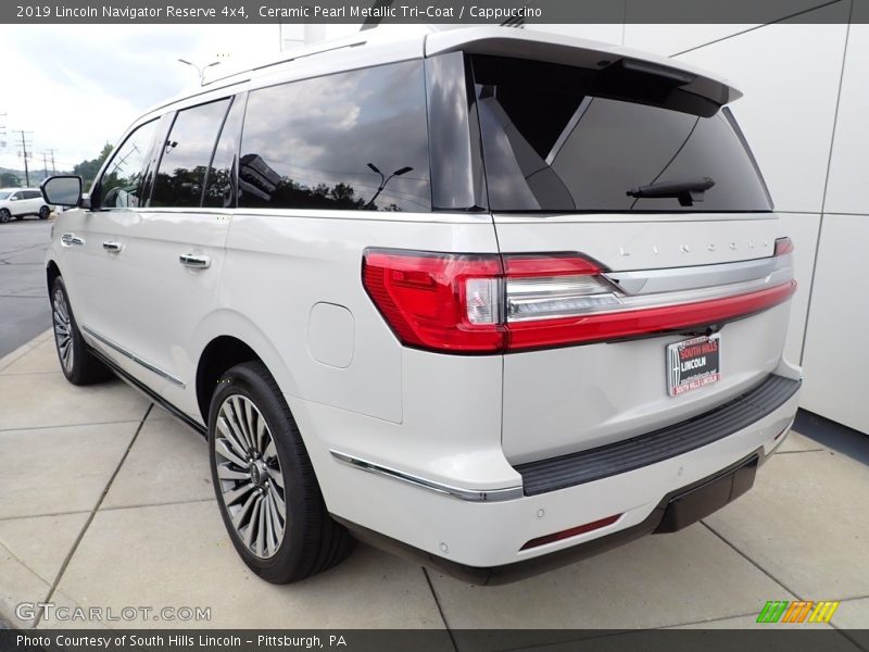 Ceramic Pearl Metallic Tri-Coat / Cappuccino 2019 Lincoln Navigator Reserve 4x4