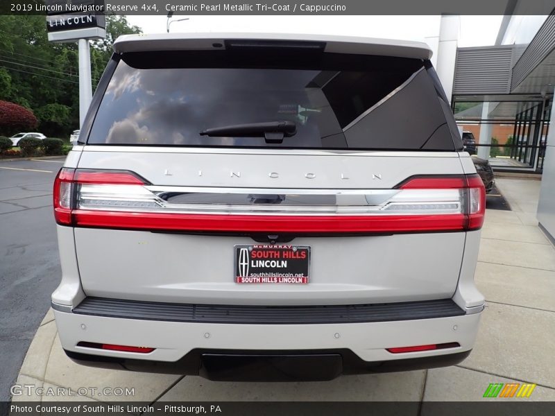 Ceramic Pearl Metallic Tri-Coat / Cappuccino 2019 Lincoln Navigator Reserve 4x4