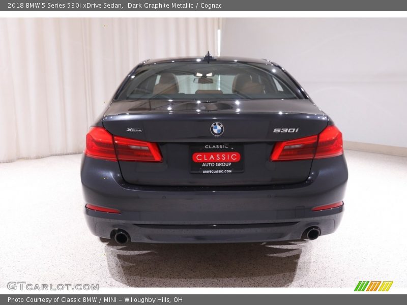 Dark Graphite Metallic / Cognac 2018 BMW 5 Series 530i xDrive Sedan
