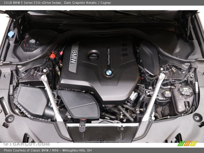 Dark Graphite Metallic / Cognac 2018 BMW 5 Series 530i xDrive Sedan