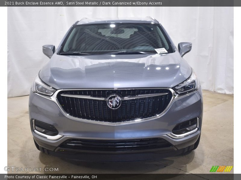 Satin Steel Metallic / Dark Galvanized w/Ebony Accents 2021 Buick Enclave Essence AWD