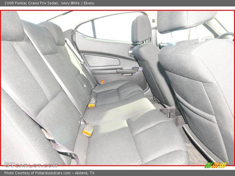 Ivory White / Ebony 2008 Pontiac Grand Prix Sedan