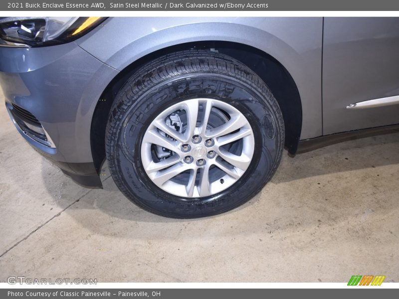 Satin Steel Metallic / Dark Galvanized w/Ebony Accents 2021 Buick Enclave Essence AWD