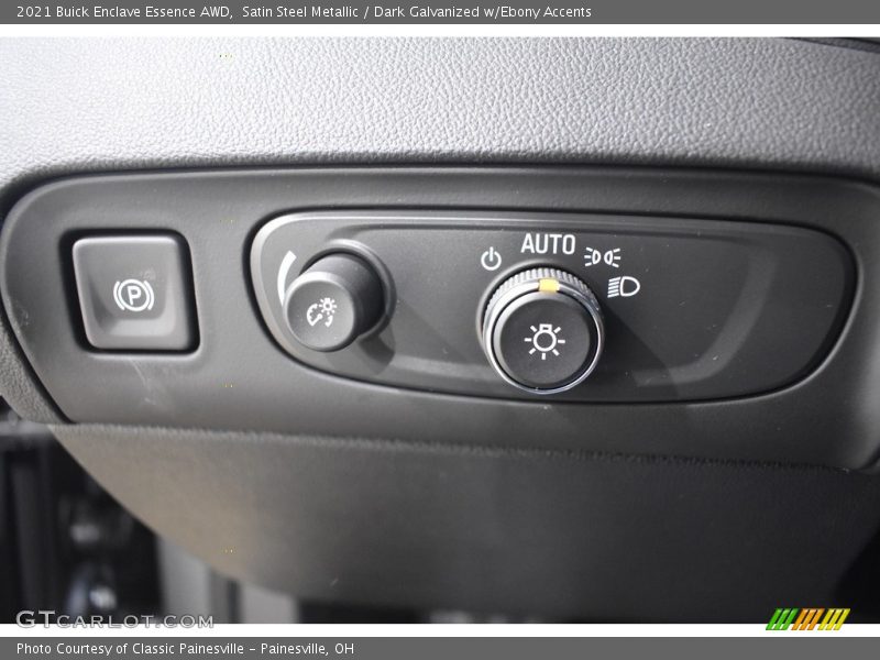 Satin Steel Metallic / Dark Galvanized w/Ebony Accents 2021 Buick Enclave Essence AWD