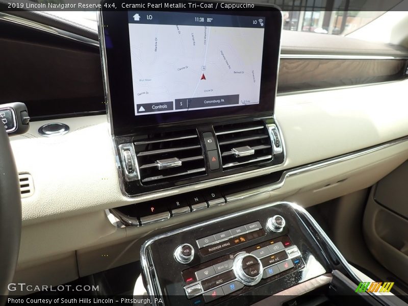 Ceramic Pearl Metallic Tri-Coat / Cappuccino 2019 Lincoln Navigator Reserve 4x4