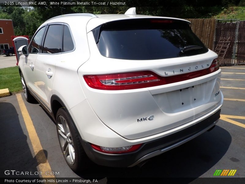 White Platinum Metallic Tri-coat / Hazelnut 2015 Lincoln MKC AWD