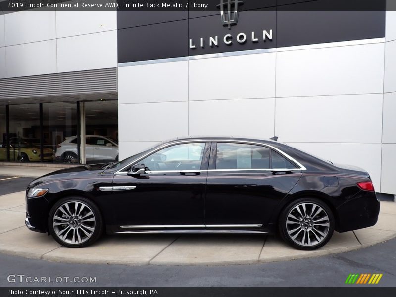  2019 Continental Reserve AWD Infinite Black Metallic