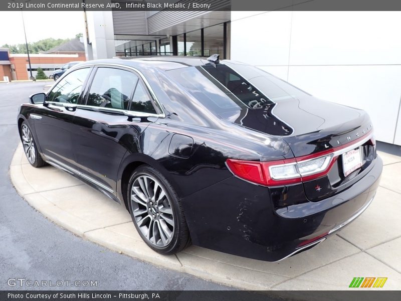 Infinite Black Metallic / Ebony 2019 Lincoln Continental Reserve AWD