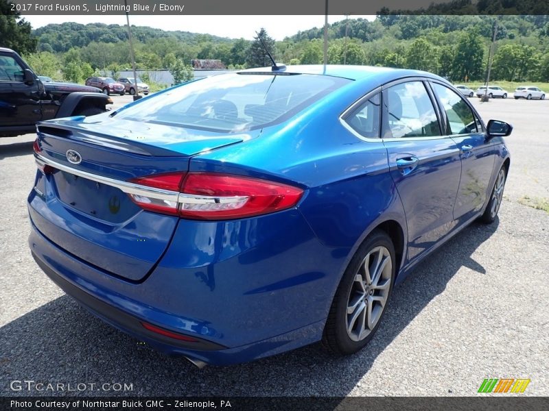 Lightning Blue / Ebony 2017 Ford Fusion S