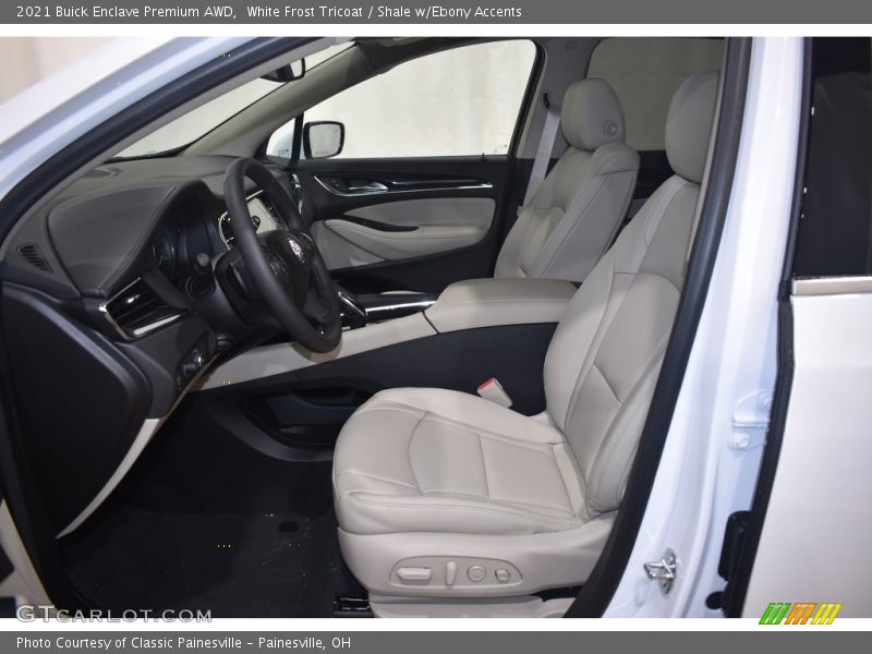 White Frost Tricoat / Shale w/Ebony Accents 2021 Buick Enclave Premium AWD