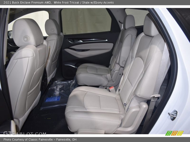 White Frost Tricoat / Shale w/Ebony Accents 2021 Buick Enclave Premium AWD