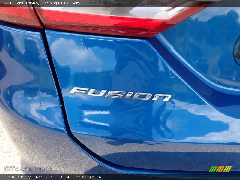 Lightning Blue / Ebony 2017 Ford Fusion S