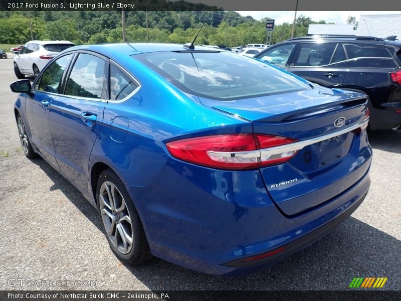 Lightning Blue / Ebony 2017 Ford Fusion S