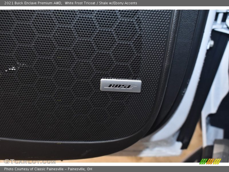 White Frost Tricoat / Shale w/Ebony Accents 2021 Buick Enclave Premium AWD